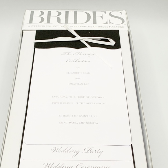 Printable Program Kit - Bride Wedding Collection - 40 counts - Picture 5 of 6